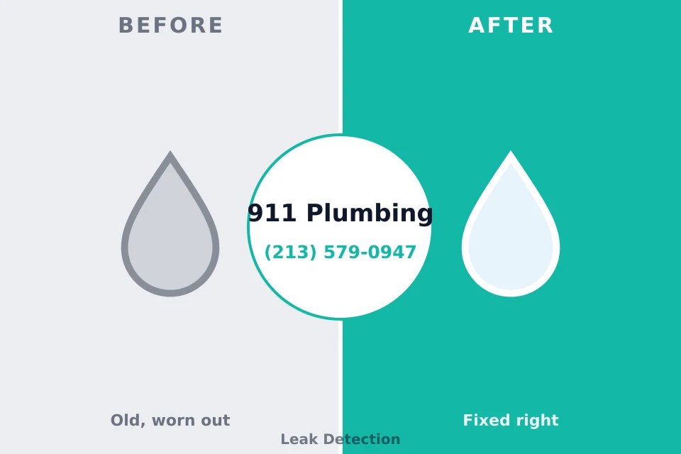 Before and after: plumbing company Lake Charles, LA